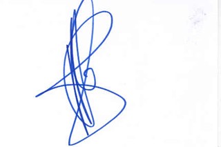 Michael Buble autograph