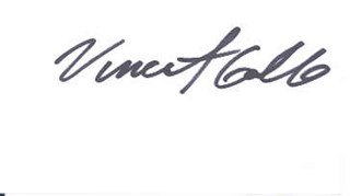 Vincent Gallo autograph