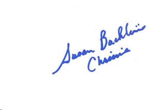 Susan Backlinie autograph