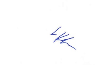 Lisa Kudrow autograph