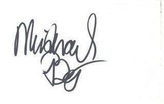 Michael Bay autograph