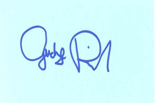 Judge Reinhold autograph