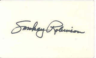 Smokey Robinson autograph
