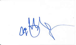 Mark Wahlberg autograph