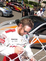 signing photo