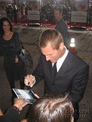 signing photo