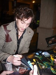 signing photo