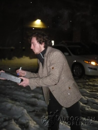 Aaron Johnson autograph