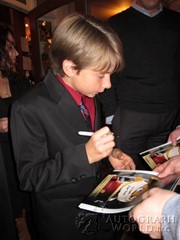 signing photo
