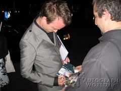 signing photo