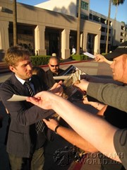 signing photo