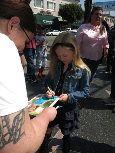 Abigail Zoe Lewis autograph