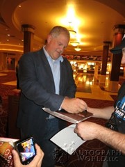 signing photo