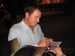 signing photo
