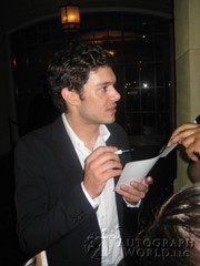 signing photo