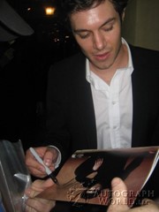 signing photo