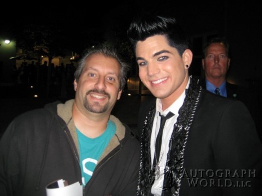 Adam Lambert autograph