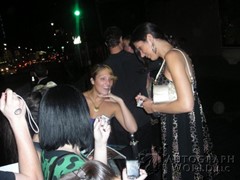 signing photo