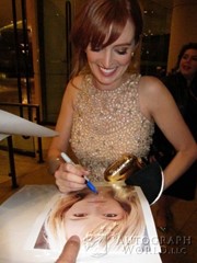 signing photo
