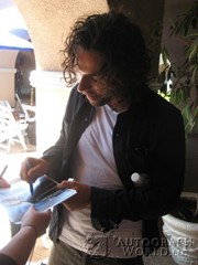 signing photo