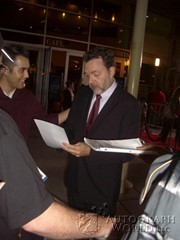 signing photo