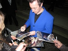 signing photo