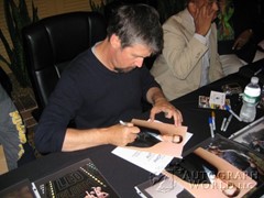 signing photo