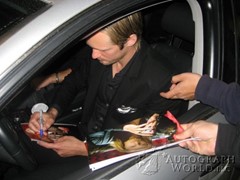 signing photo