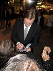signing photo