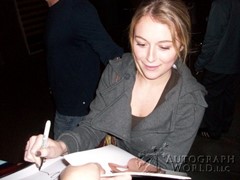 signing photo