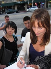signing photo