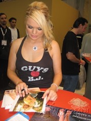 signing photo