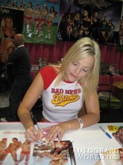 signing photo