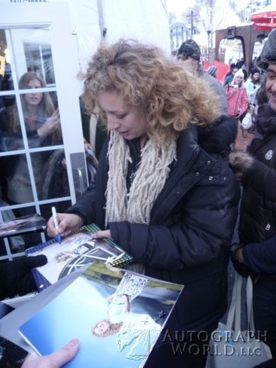Alex Kingston autograph