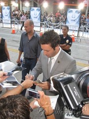 signing photo