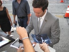 signing photo