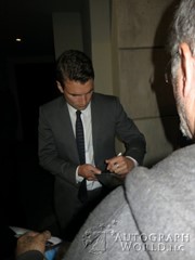 signing photo