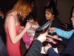 signing photo