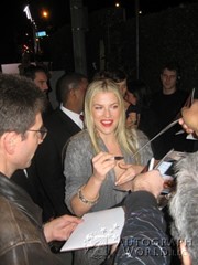 signing photo