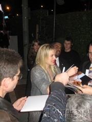 signing photo