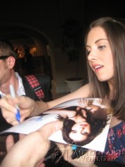 signing photo