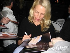 signing photo