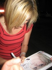 signing photo