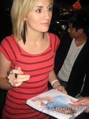 signing photo