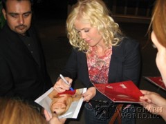 signing photo