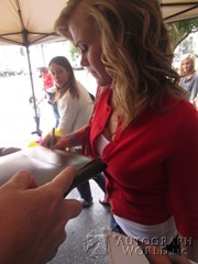 signing photo