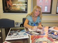 signing photo
