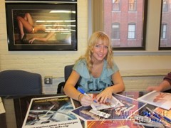 signing photo