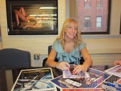 signing photo