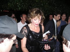 signing photo